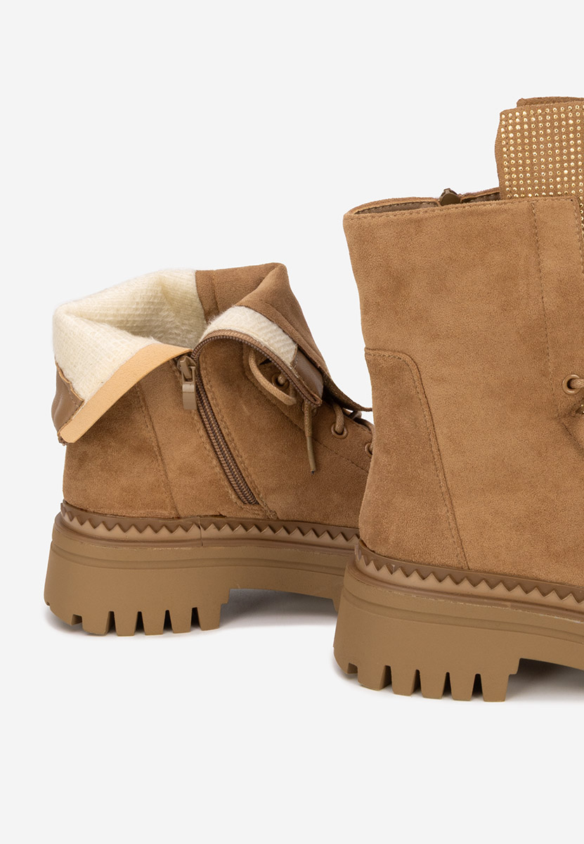 Scarponcini donna Siennara camel