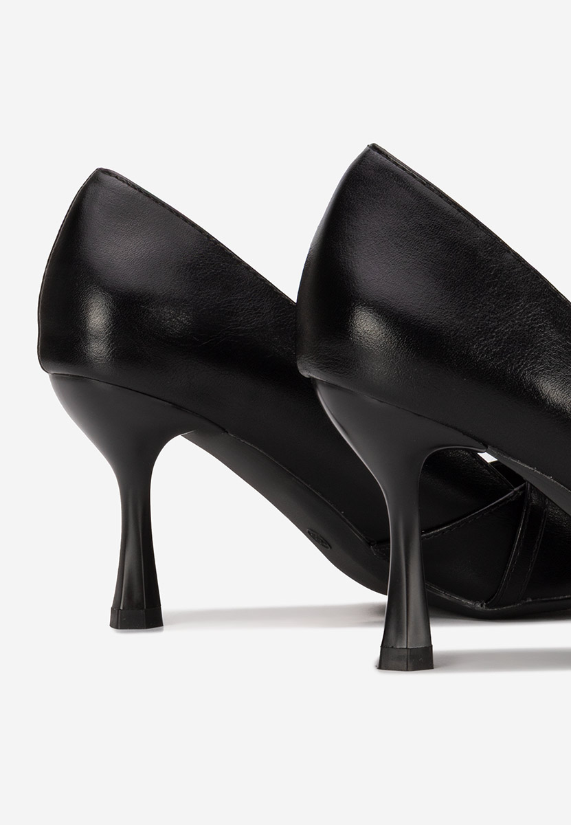 Décolleté tacco a spillo Ashlee nero