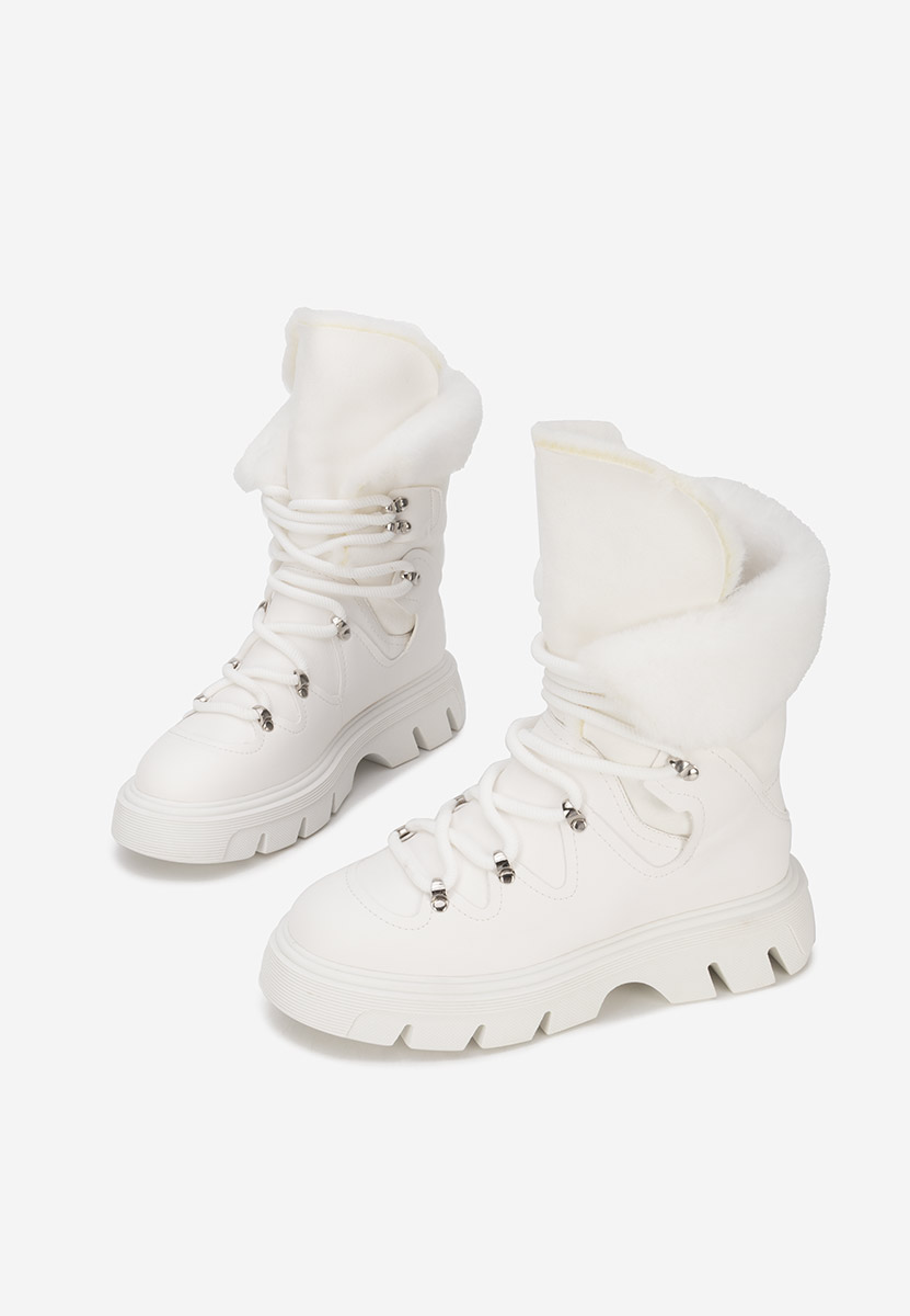 Stivaletti invernali donna Celima bianchi