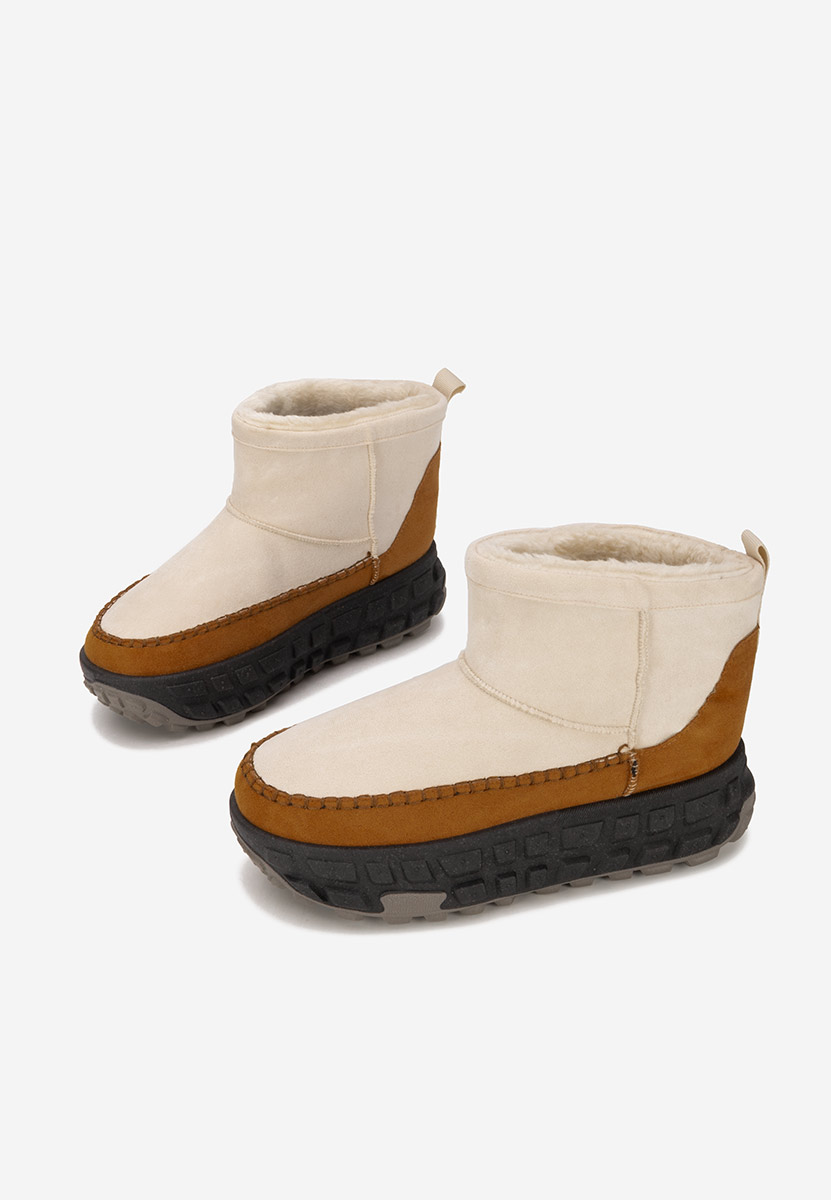 Stivaletti con plateau Novela beige