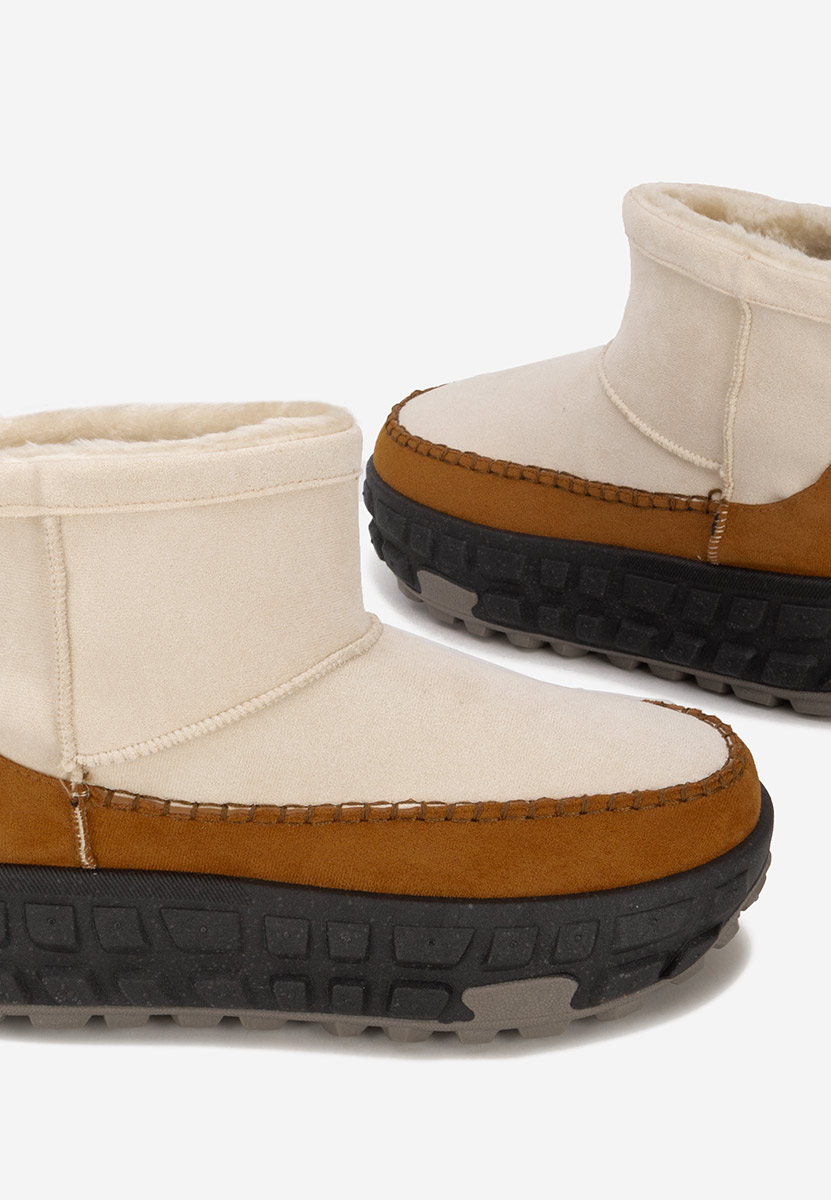 Stivaletti con plateau Novela beige