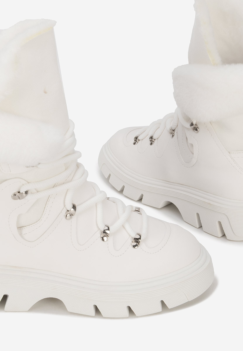 Stivaletti invernali donna Celima bianchi