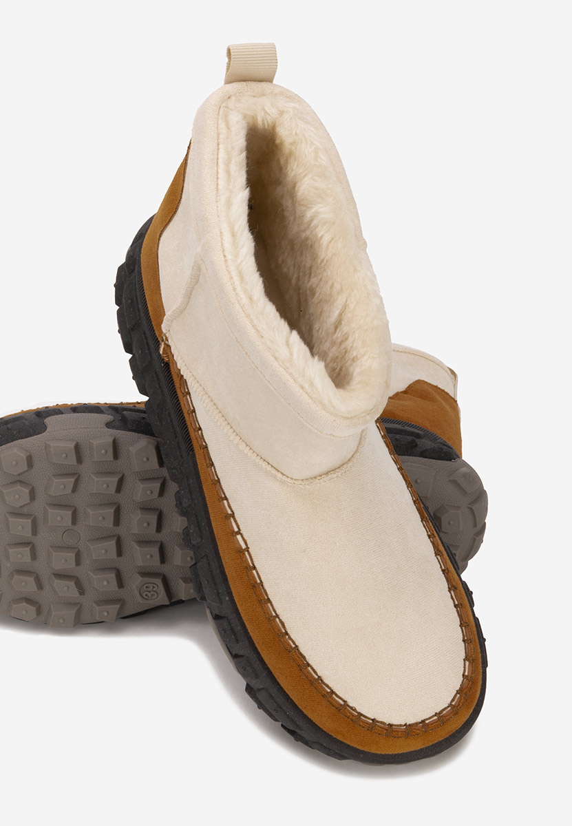 Stivaletti con plateau Novela beige