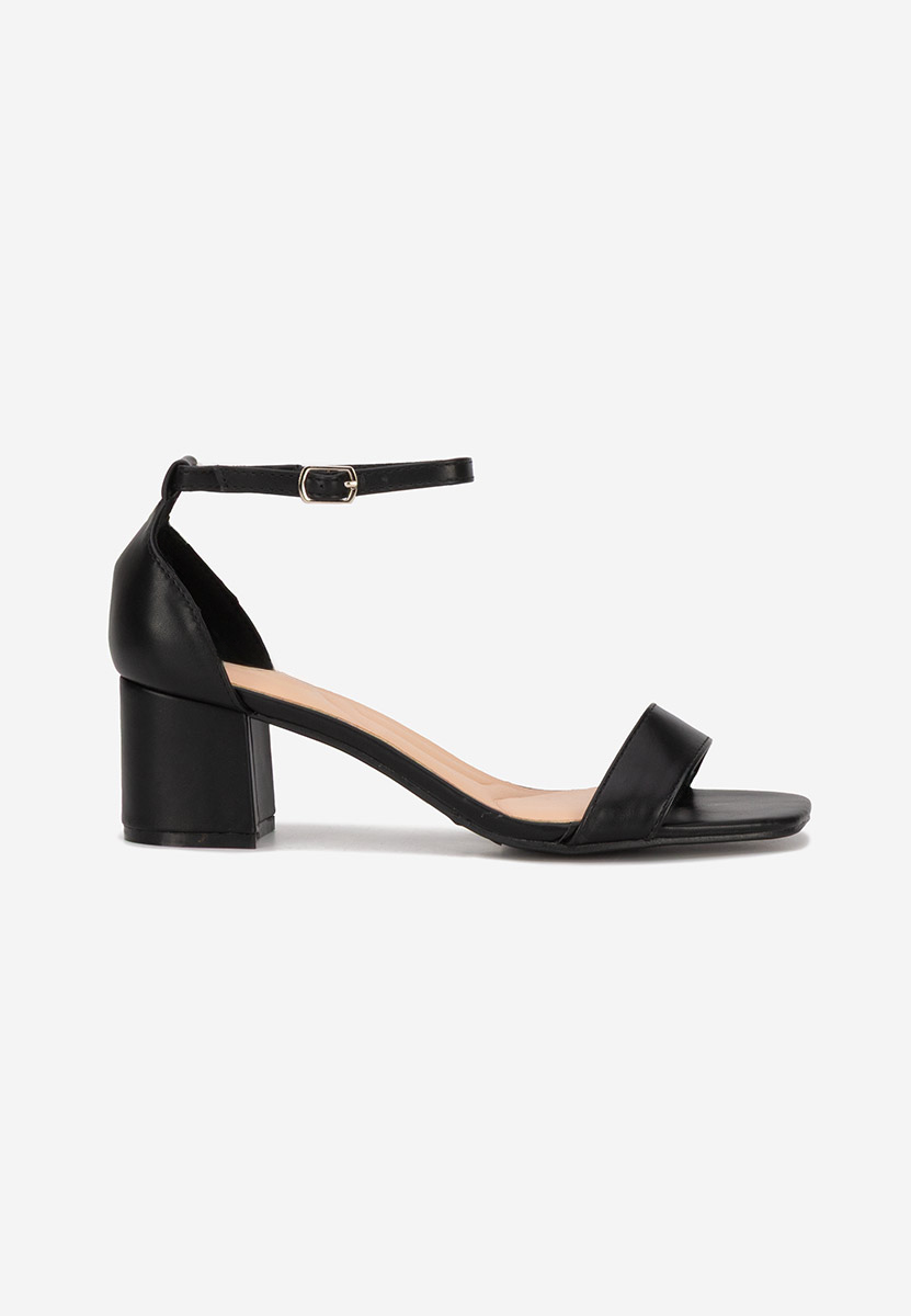 Sandali con tacco largo Karyssa V2 nero