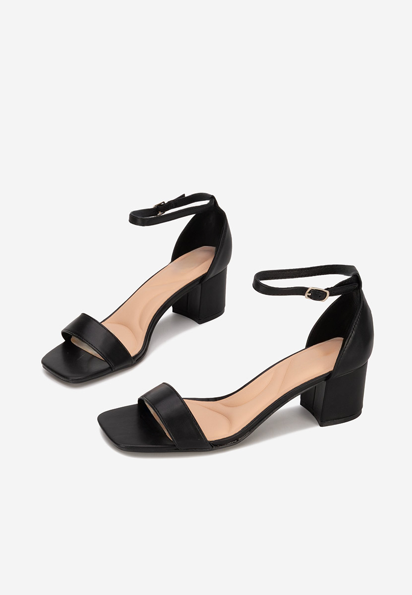 Sandali con tacco largo Karyssa V2 nero