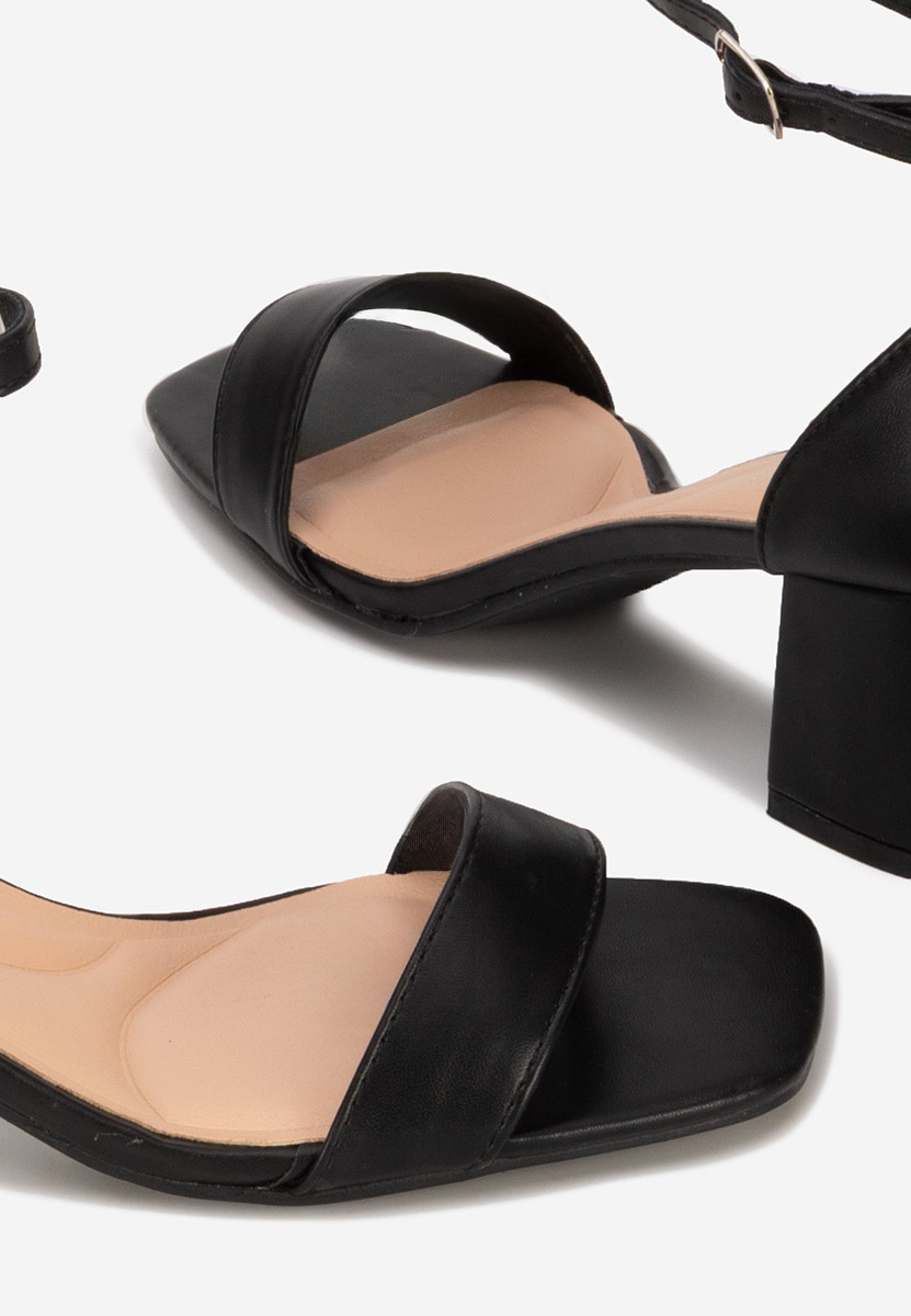 Sandali con tacco largo Karyssa V2 nero