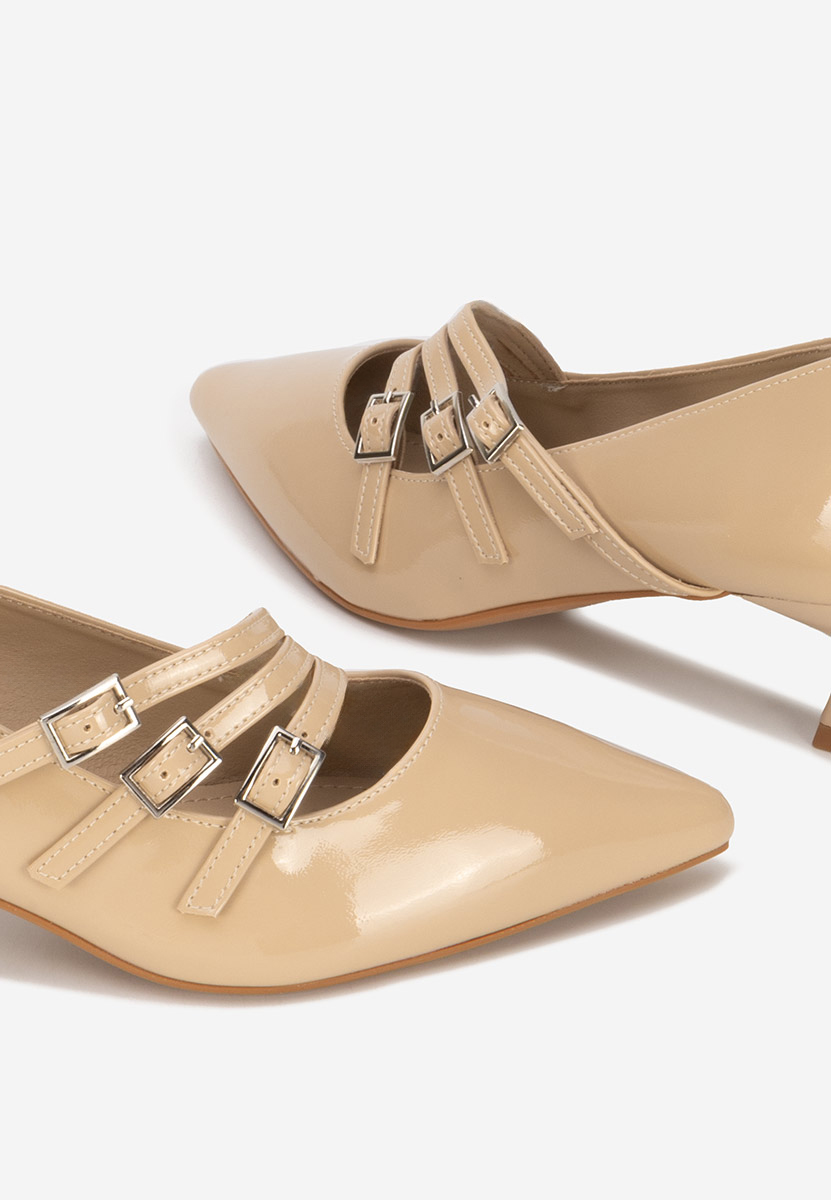 Décolleté tacco a spillo Marcella beige