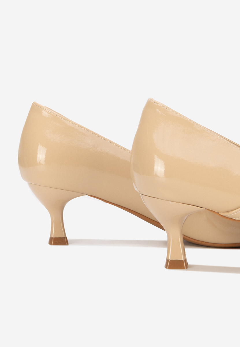 Décolleté tacco a spillo Marcella beige