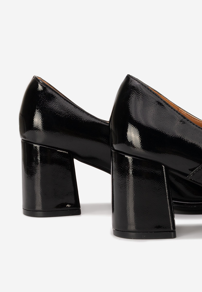 Décolleté tacco largo Terresa nero