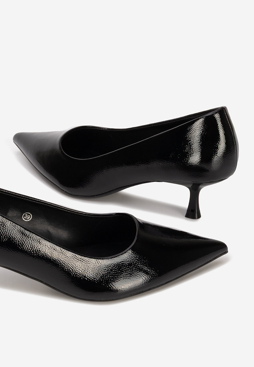 Décolleté tacco basso Dianela nero