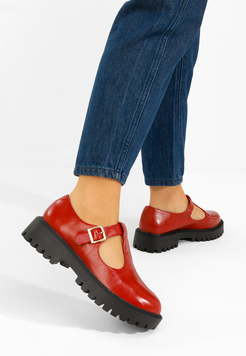 Scarpe basse donna Kenia granata