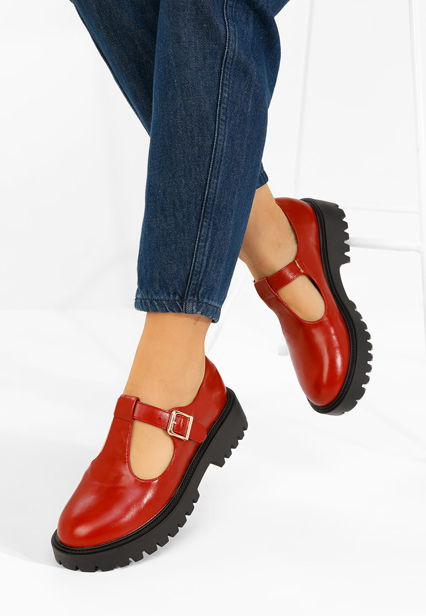 Scarpe basse donna Kenia granata