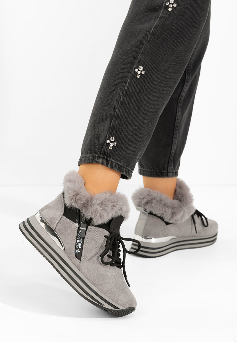 Sneakers donna invernali Axira grigio