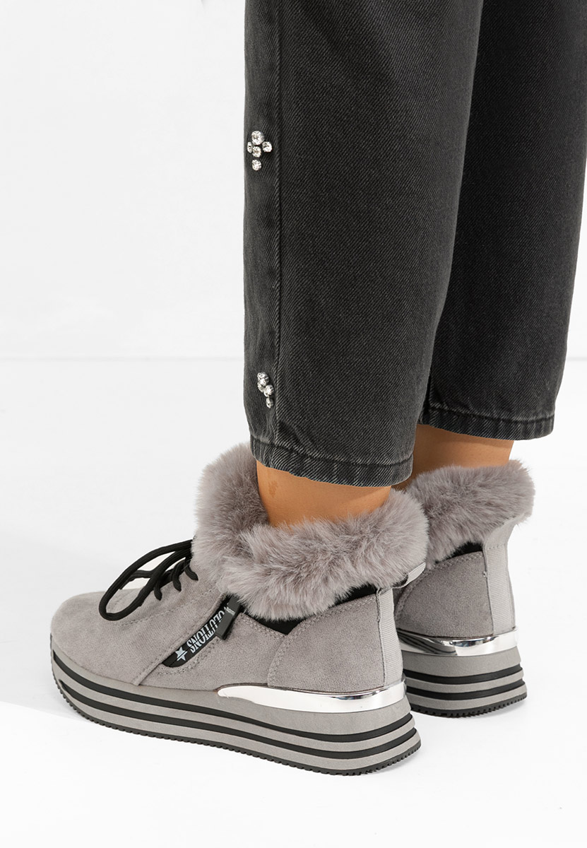 Sneakers donna invernali Axira grigio