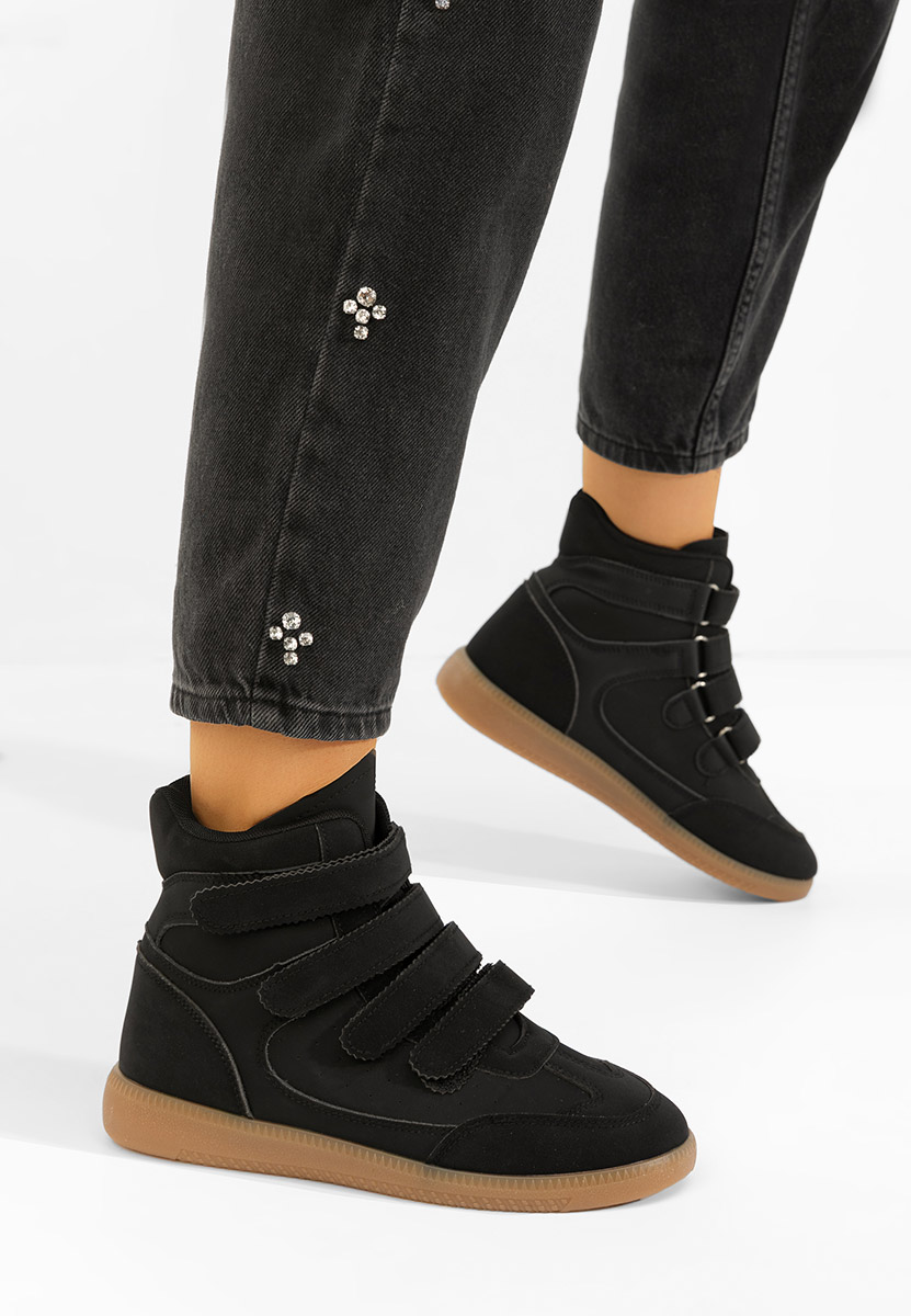 Sneakers donna alte Fluvia nero