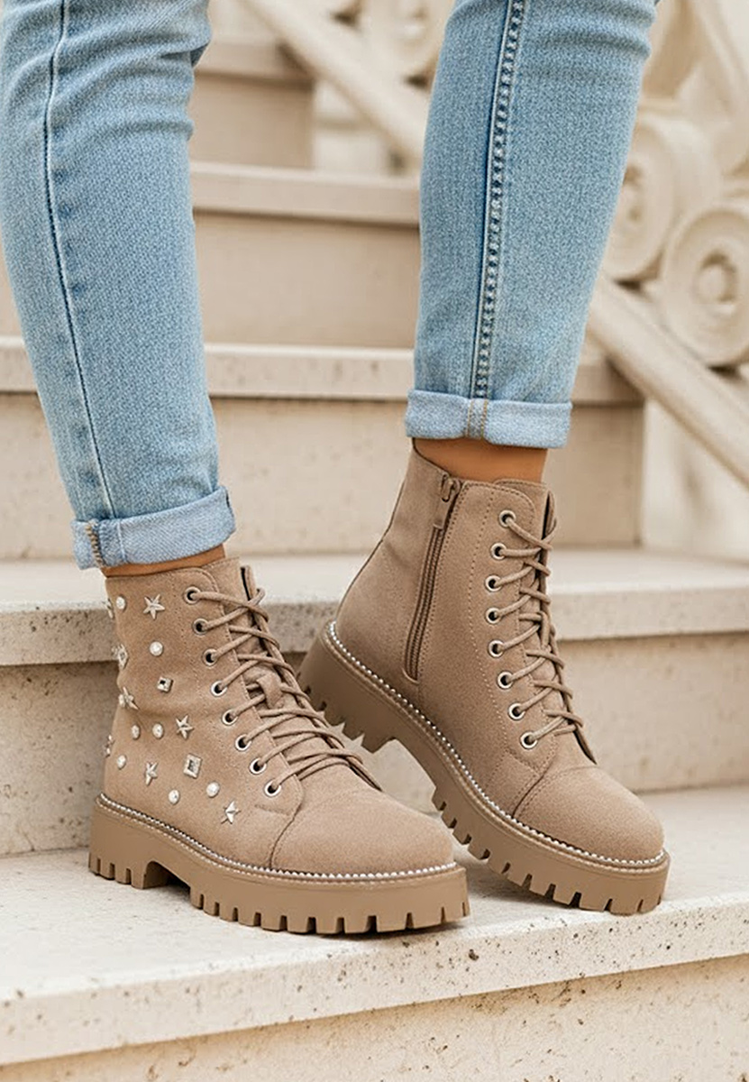 Scarponcini donna Stelyana cachi