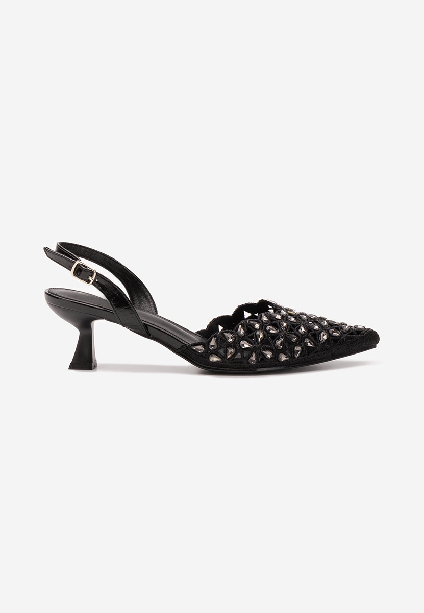 Décolleté Slingback Melonie nero