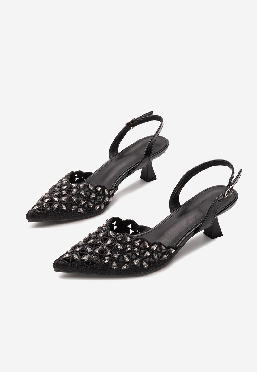 Décolleté Slingback Melonie nero