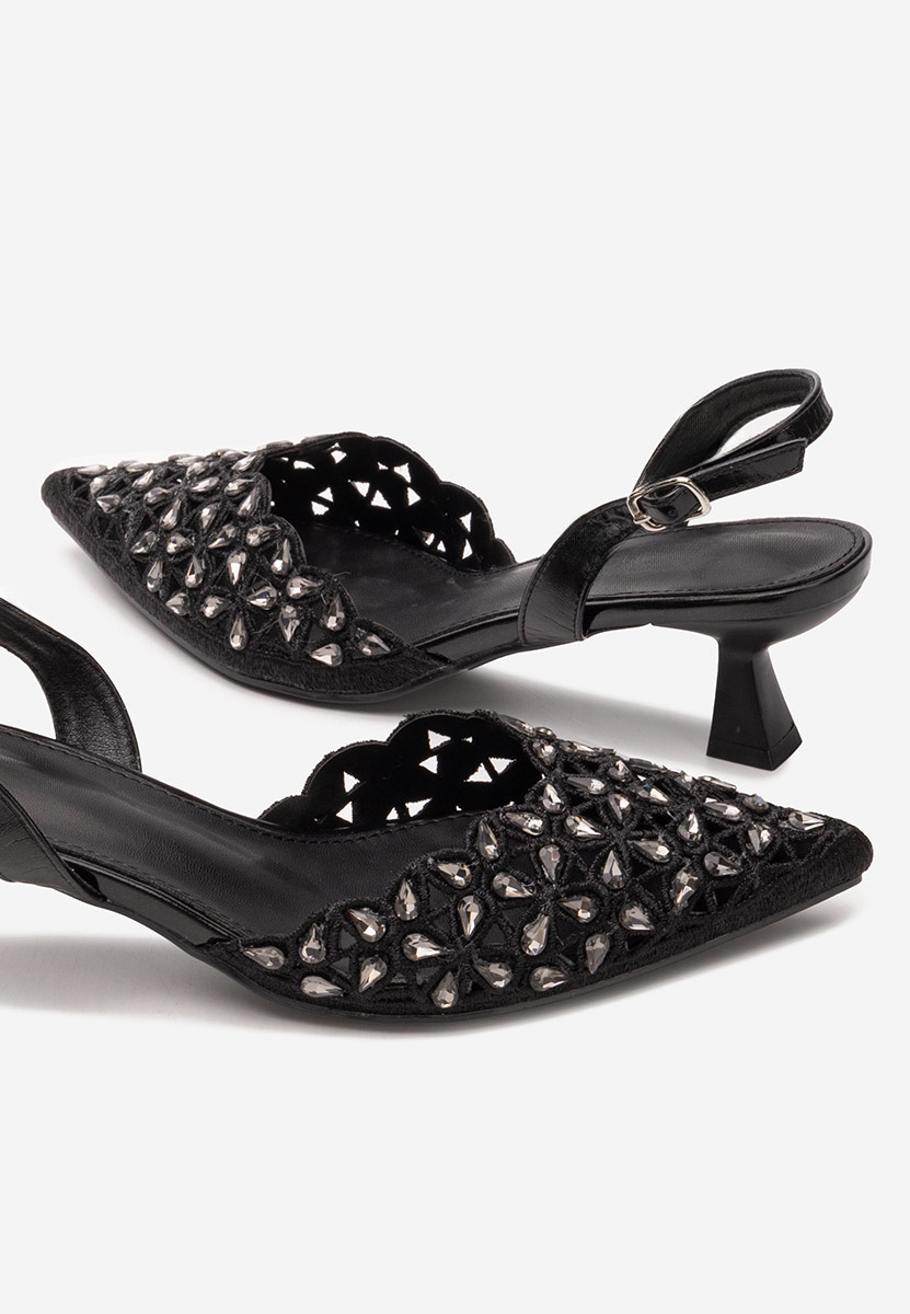 Décolleté Slingback Melonie nero