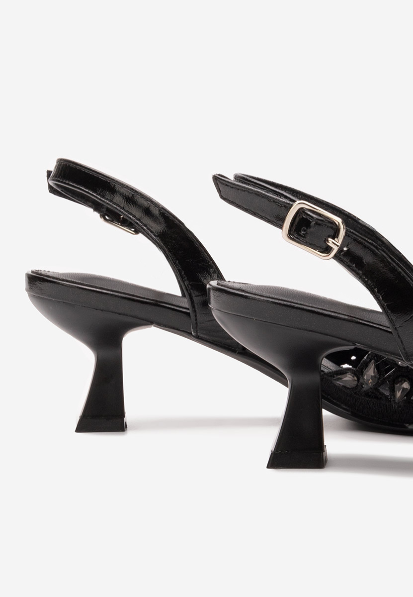 Décolleté Slingback Melonie nero