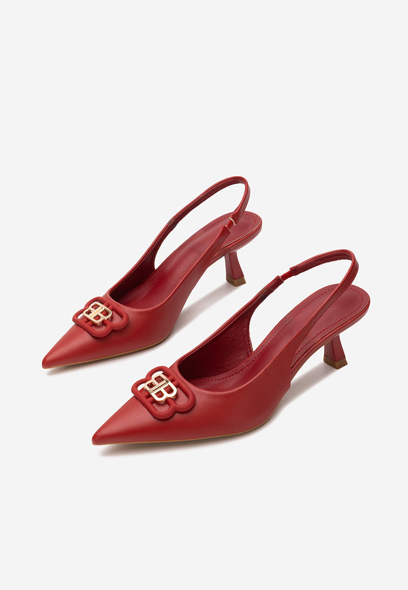 Décolleté Slingback Belabisa rosso