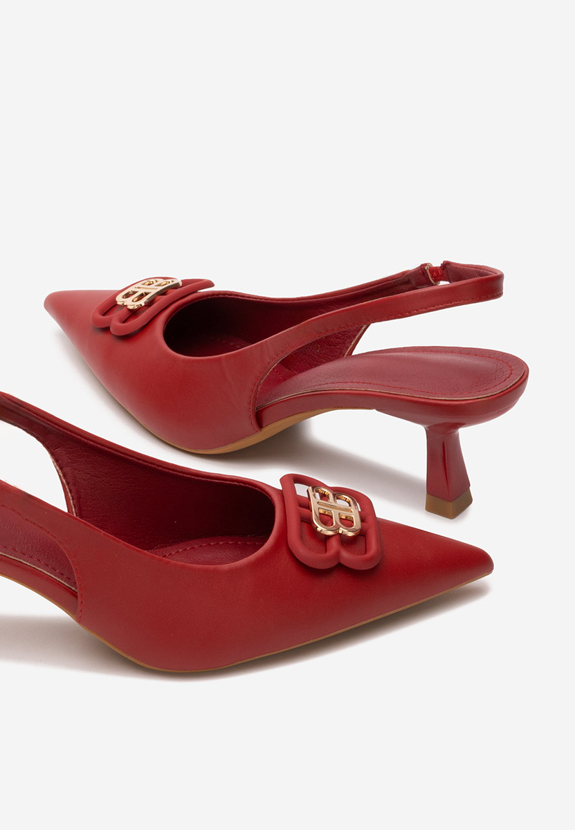 Décolleté Slingback Belabisa rosso