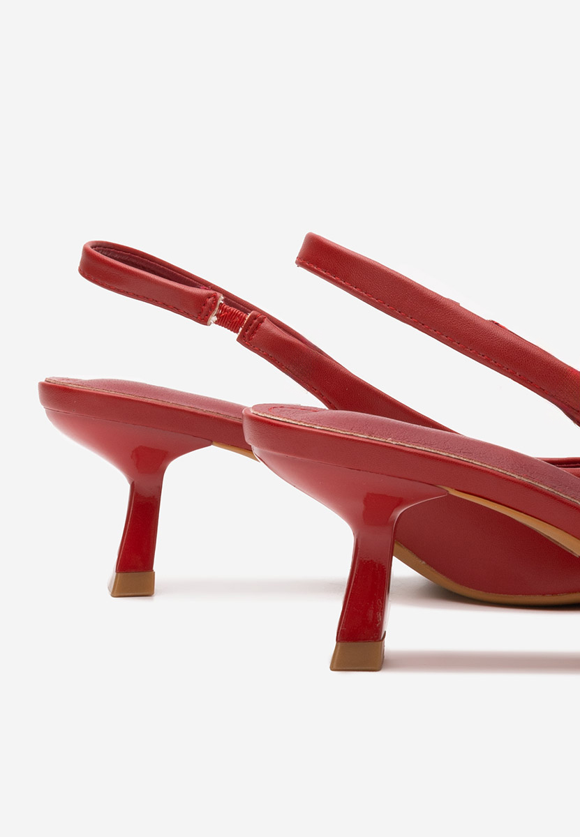 Décolleté Slingback Belabisa rosso