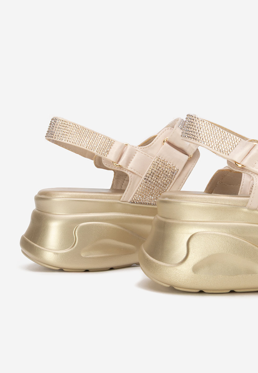 Sandali platform Sakirra beige