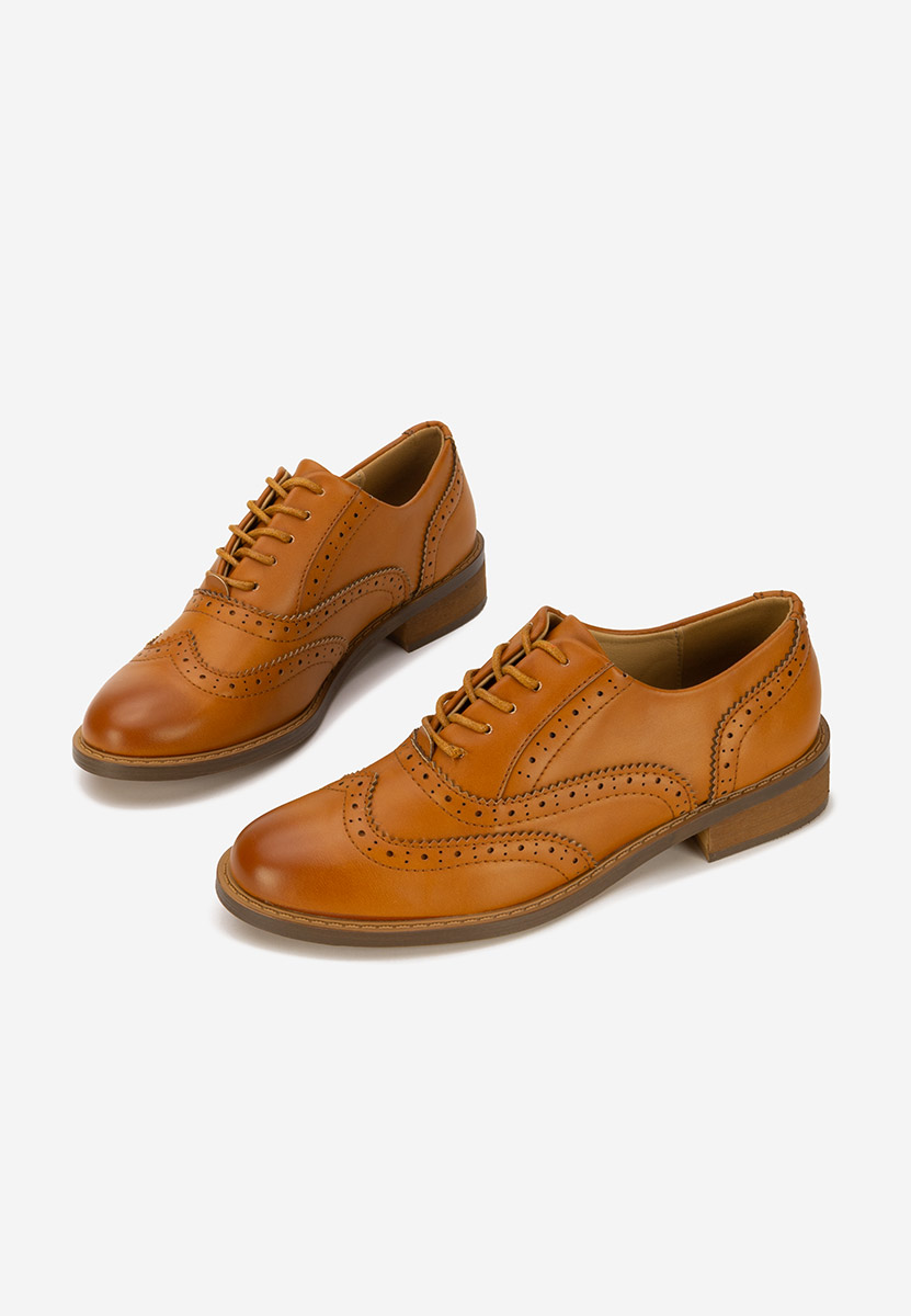 Scarpe brogue donna Cilora camel