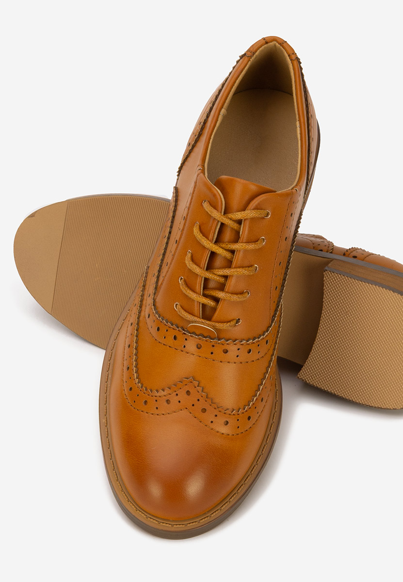 Scarpe brogue donna Cilora camel
