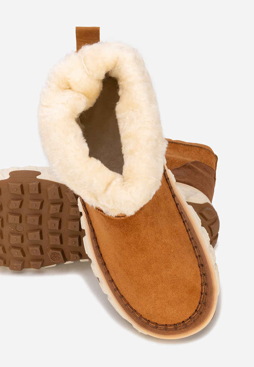 Stivaletti con plateau Novela camel