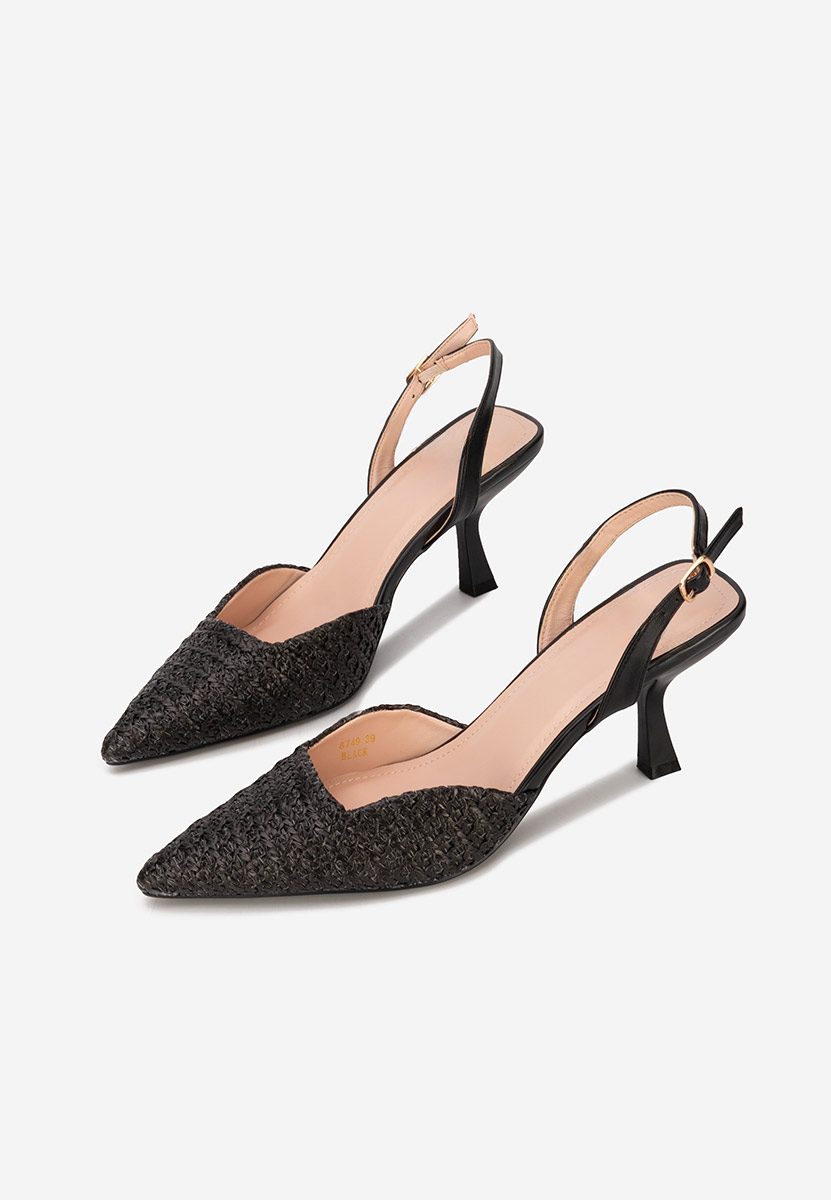 Décolleté tacco a spillo Shemika nero