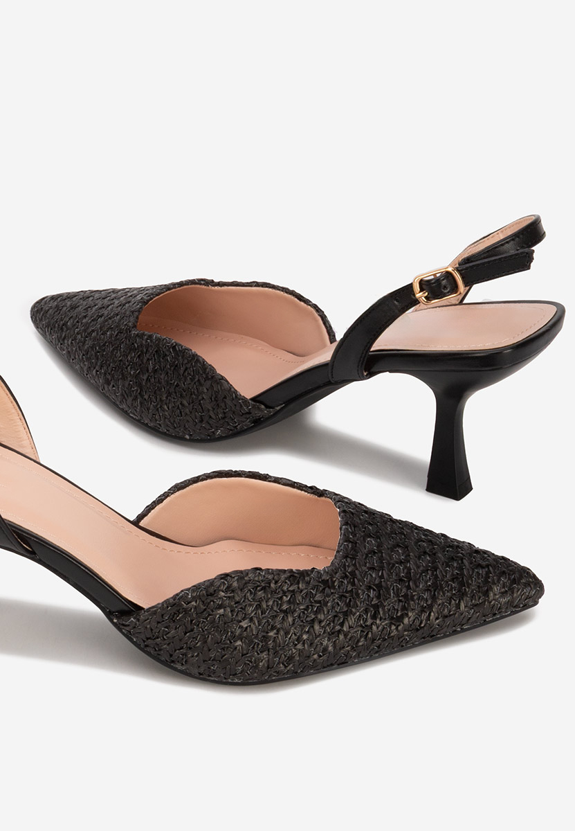 Décolleté tacco a spillo Shemika nero