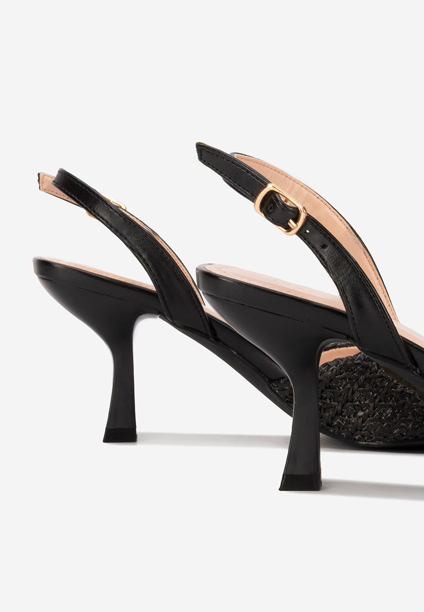 Décolleté tacco a spillo Shemika nero