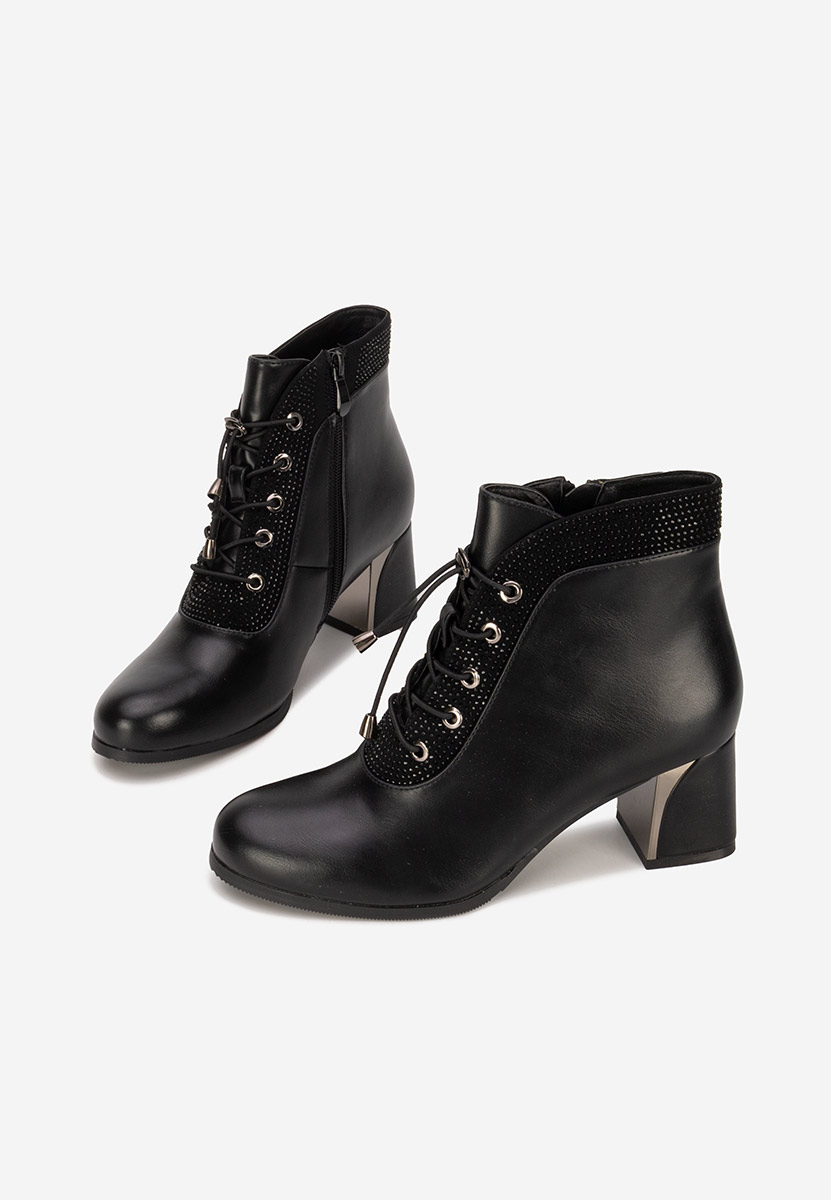 Stivaletti con tacco Larae V2 nero