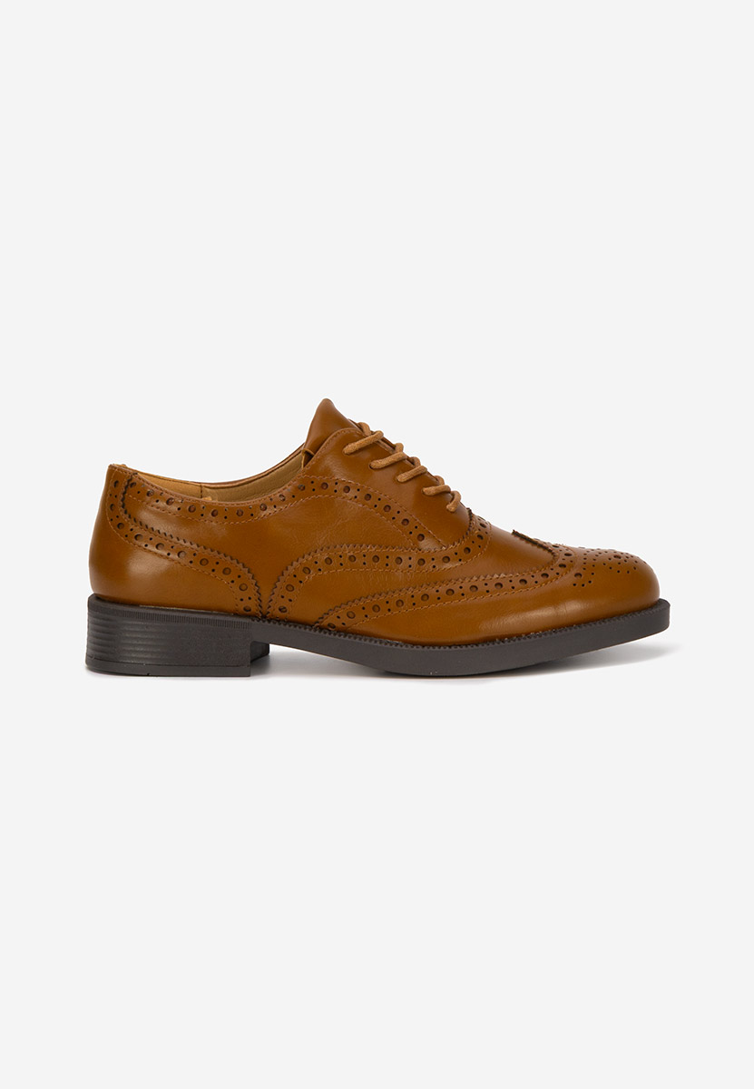 Scarpe brogue donna Valira camel