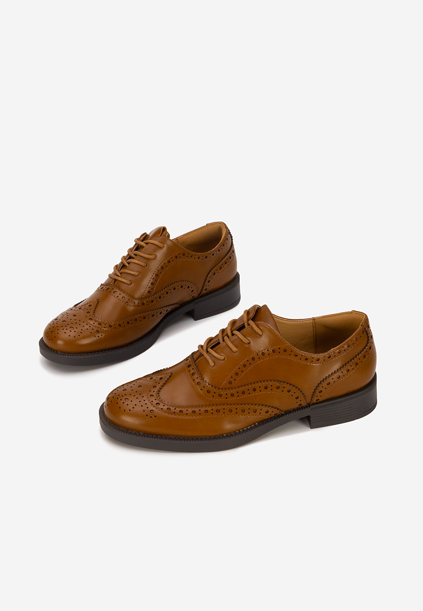 Scarpe brogue donna Valira camel