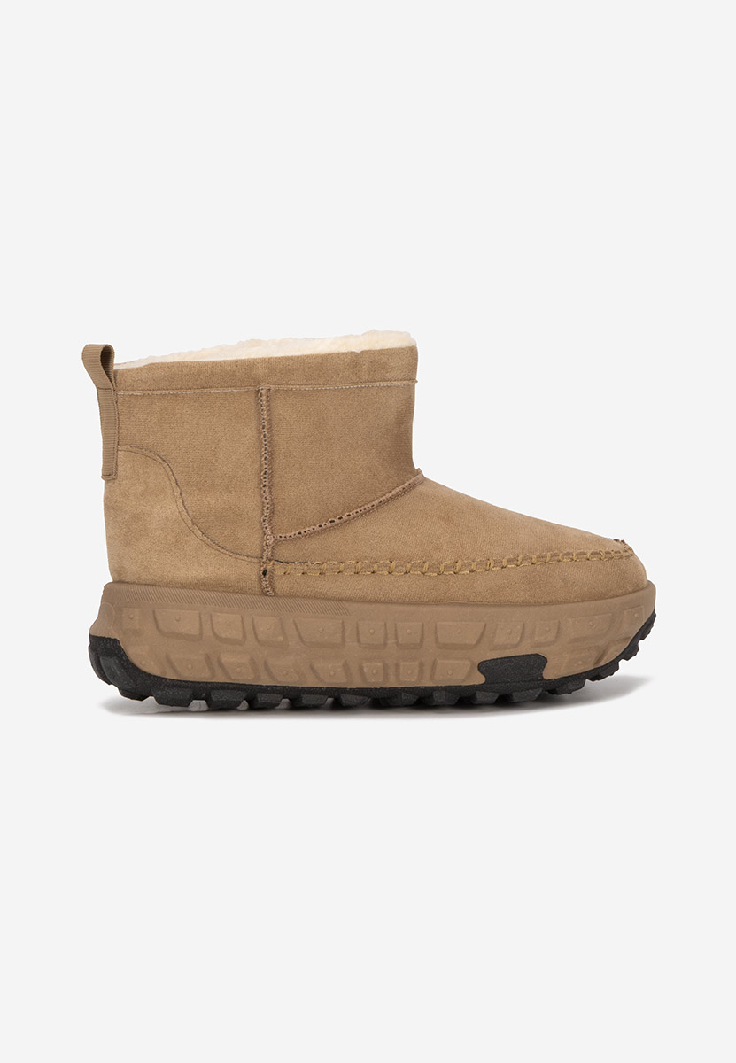 Stivaletti con plateau Novela cachi