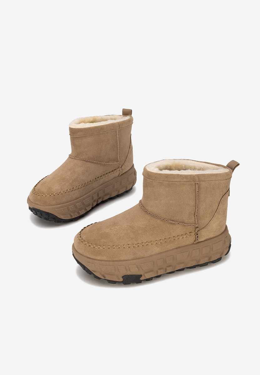 Stivaletti con plateau Novela cachi