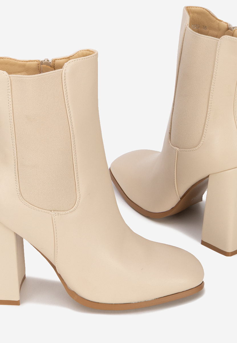 Tronchetti chelsea donna Anaela beige