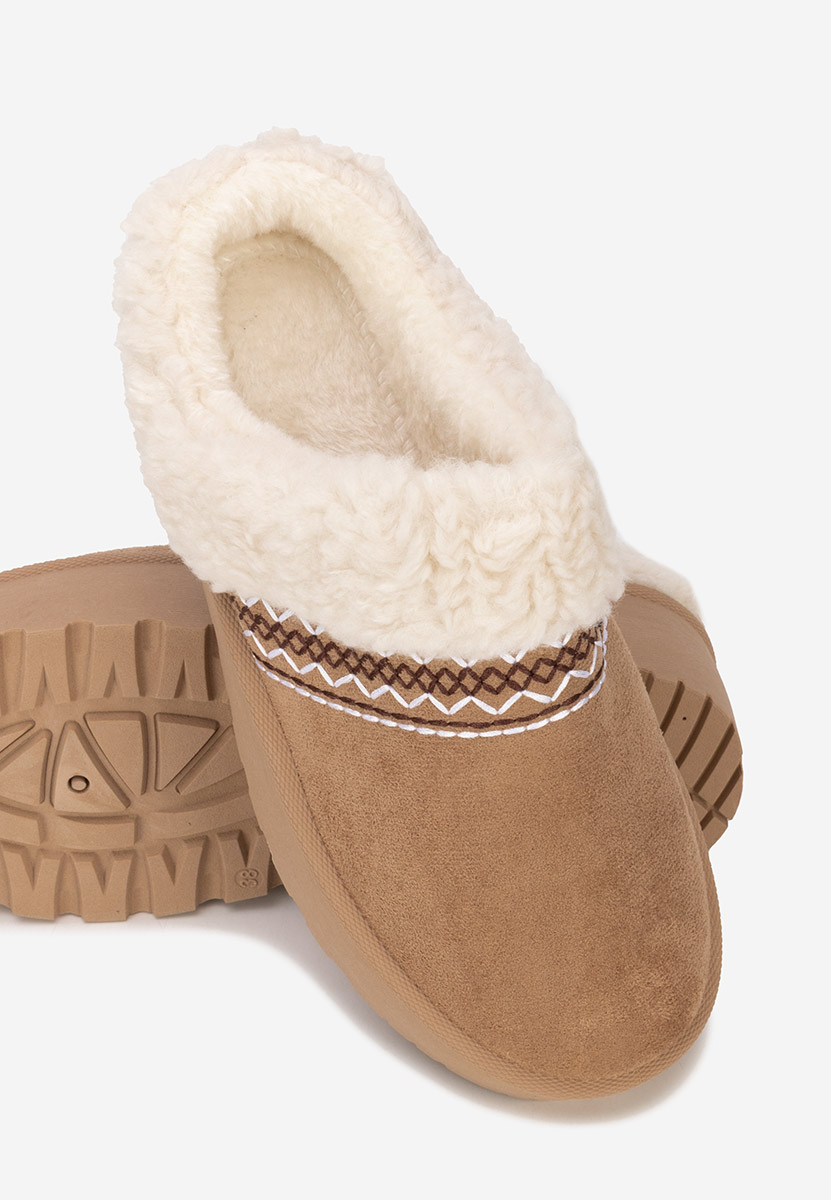 Zoccoli con zeppa Anelisse cachi