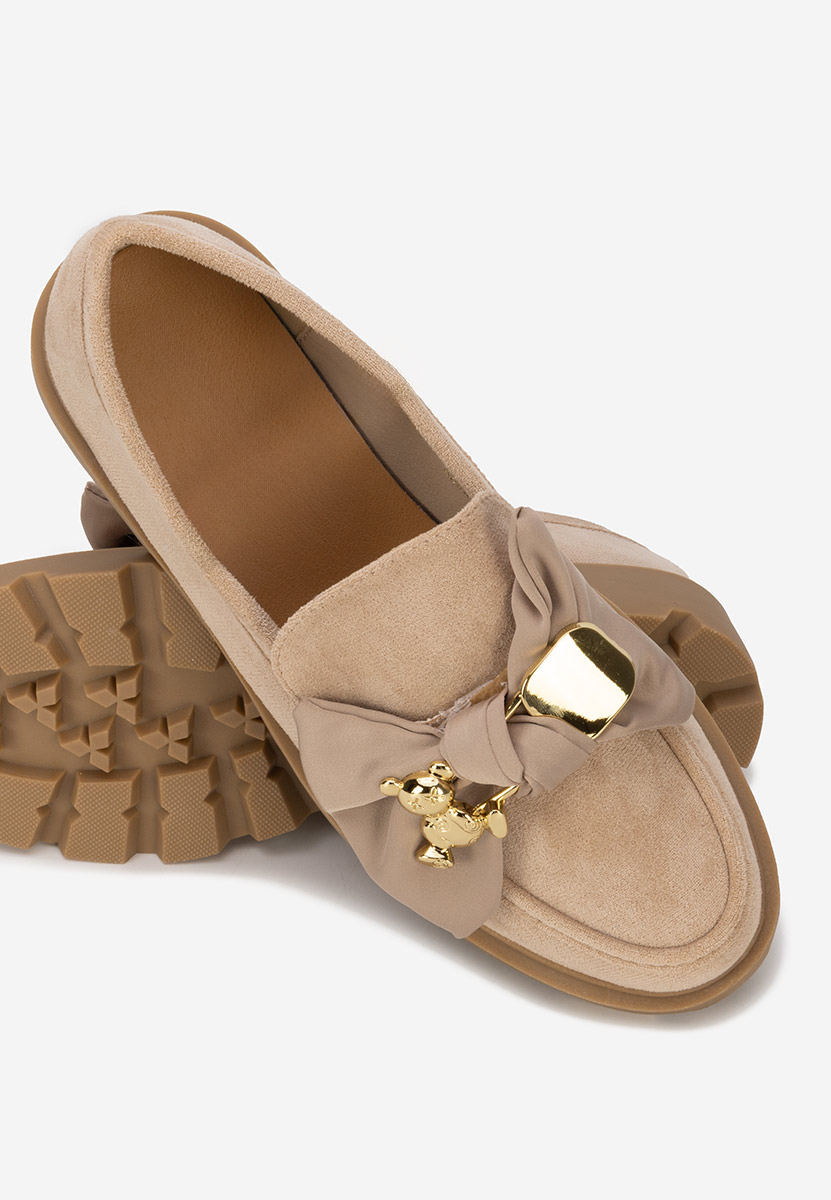 Mocassini con plateau Desana cachi