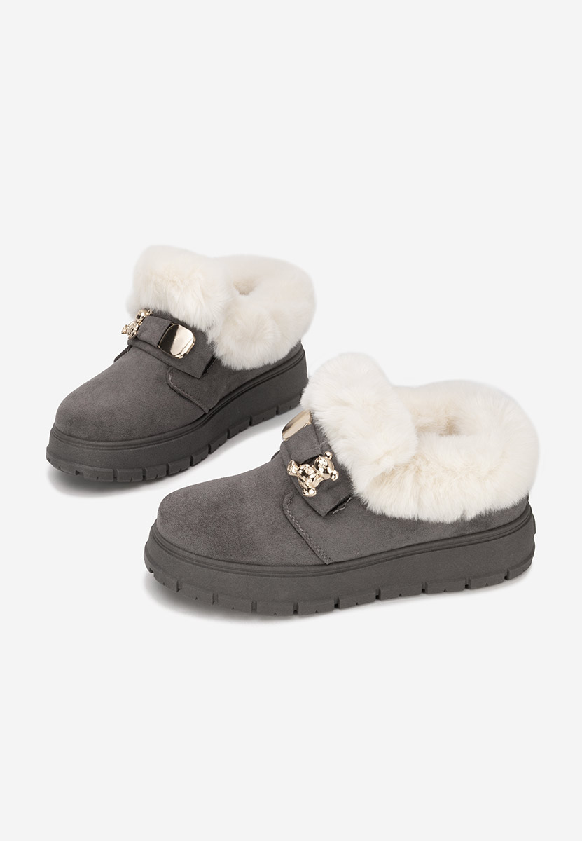 Stivaletti invernali donna Amilce grigio