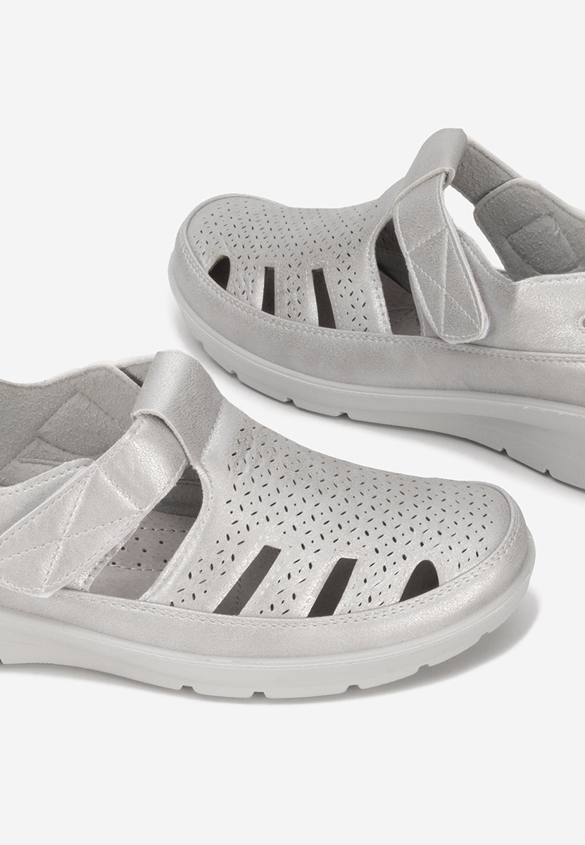 Espadrillas donna Gerania argento