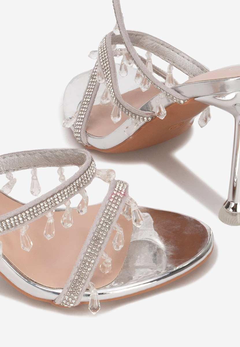 Sandali con tacco a spillo Calisa Argento