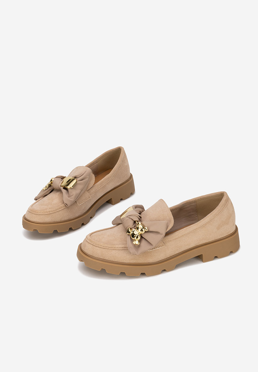 Mocassini con plateau Desana cachi