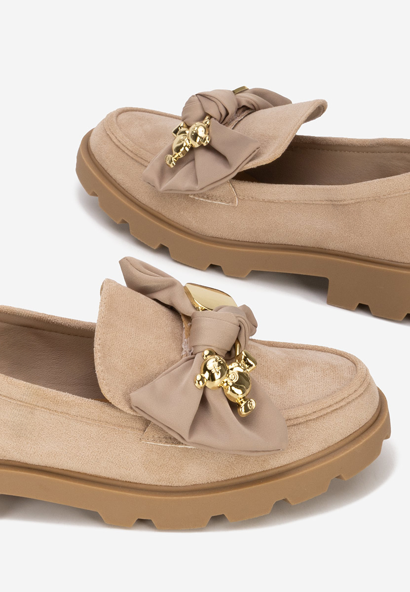 Mocassini con plateau Desana cachi