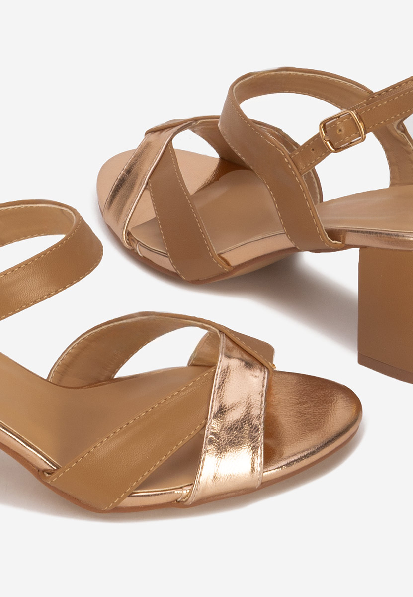 Sandali con tacco largo Marjana Cachi