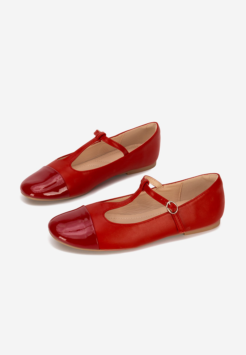 Ballerine Nubina rosso