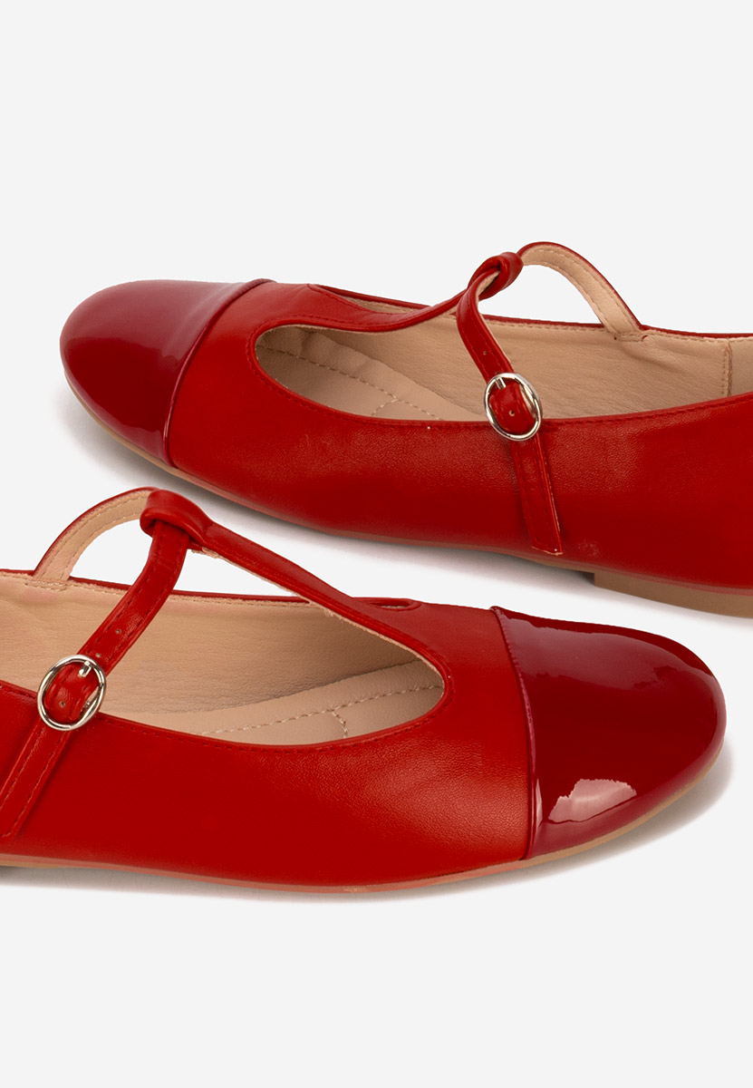 Ballerine Nubina rosso